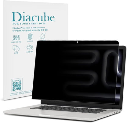 Magnetic Privacy Screen Protector for MacBook Pro 16 Inch (2024 M4,2023 M3,2022 M2,2021 M1), Removable Anti Glare Anti Blue Light Anti Spy Screen Filter