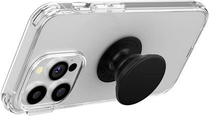 PopSockets Phone Grip with Expanding Kickstand, Adhesive Grip - Black