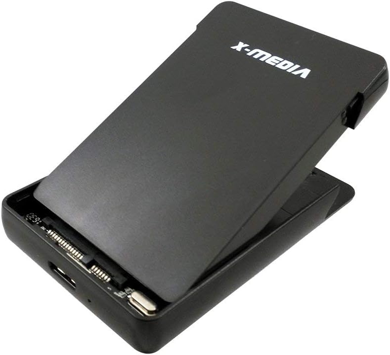X-MEDIA XM-EN2279U3 2.5-Inch Tool-Free USB 3.0 SATA SSD HDD Hard Disk Drive External Enclosure Case | Support 7mm / 9.5mm Height HDDs