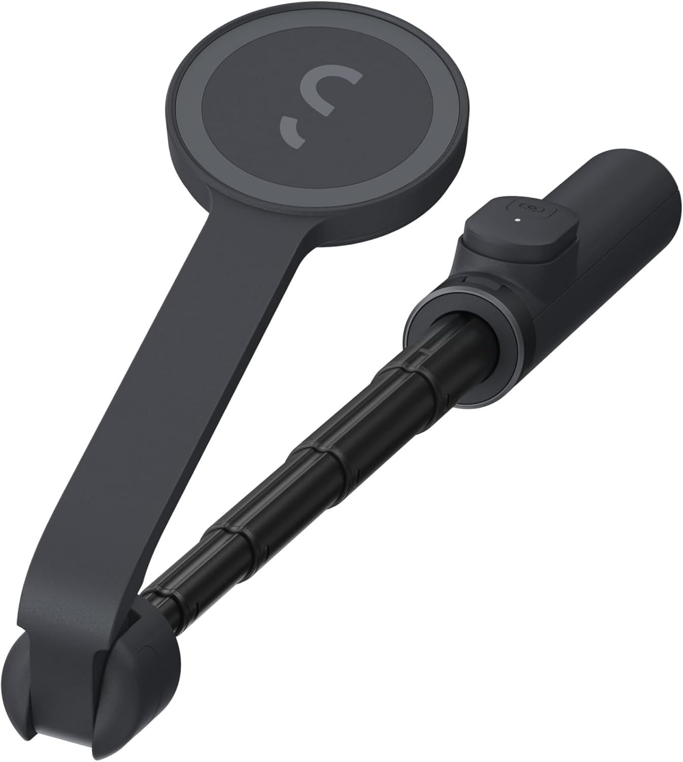 ShiftCam SnapStand Selfie – Magnetic Selfie Stick & Tripod – Compact, Foldable & Extendable with Tilt Head and Magnetic Bluetooth Remote (Midnight, SnapStand Selfie)