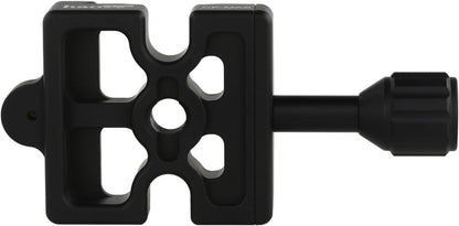 Haoge CP-MAS Screw Knob Clamp Adapter Mount for Quick Release QR Plate Camera Tripod Ballhead Monopod Ball Head Fit Arca Swiss and Manfrotto 200PL-14 RC2 Plate