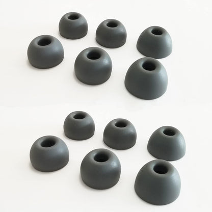 Silicone Earbuds Tips for Beats Fit Pro/Beats Studio Buds Ear Tips Replacement for Beats Earbuds 6 Pairs LMS Gray