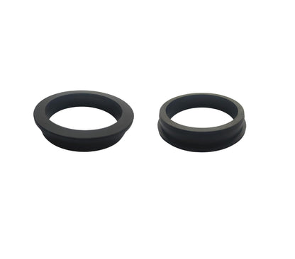 2 pcs 3" Drill Hole，2-1/2" ID Black Silicone Top hat Rubber Grommets for Wiring，Automotive，Firewall，Hole Plug，Desk，Screw，Water and Gas Pipe，Drain，House Siding，Cable Bushing，Glass，Wire Plug