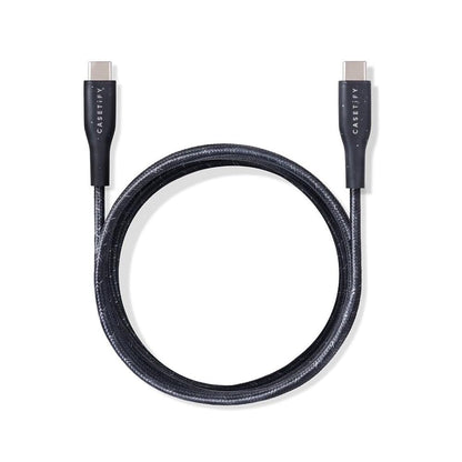CASETiFY Powerthru USB-C to USB-C Cable (2m/6.6ft) - Black