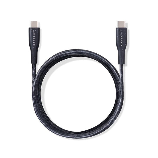 CASETiFY Powerthru USB-C to USB-C Cable (2m/6.6ft) - Black
