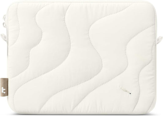 tomtoc 360 Protective Puffy Tablet Sleeve for iPad Pro 11-inch (M4/(4th/3rd/2nd/1st Gen), iPad Air 11-inch (M3) 2025/(M2) 2024 with Magic Keyboard/Smart Keyboard, Quilted Soft Puffer iPad Case