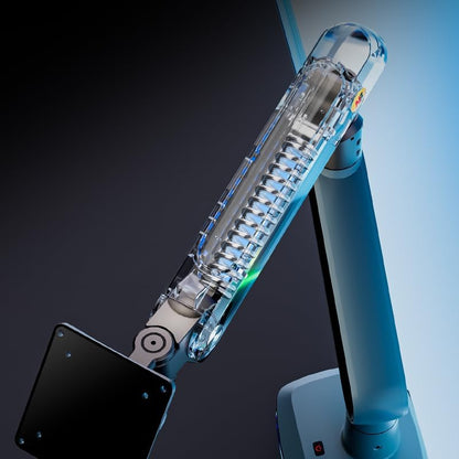 Gaming Monitor Arm for Flat/Ultrawide/Curved Monitors 32 to 60 inch, Heavy Duty Monitor Stand Load up to 20 kg, VESA 75/100 mm Mount (Lake Blue)