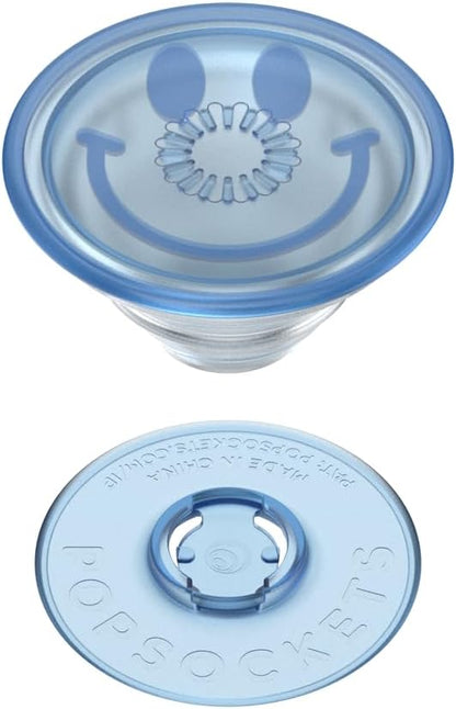 PopSockets Plant-Based Phone Grip with Expanding Kickstand, Adhesive Grip, Eco-Friendly - Happy Blues