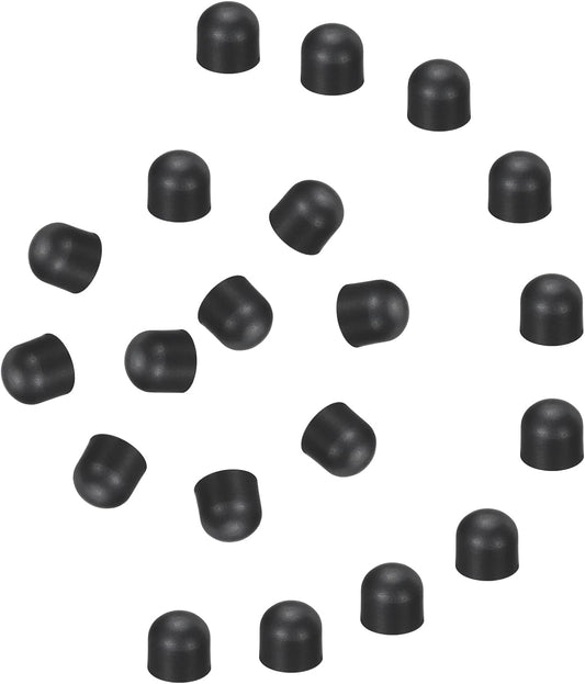 MECCANIXITY 40Pcs Replacement Stylus Pen Tips 7.5mm Conductive Capacitive Touch Screen Pens Tips Silicone Rubber, Black