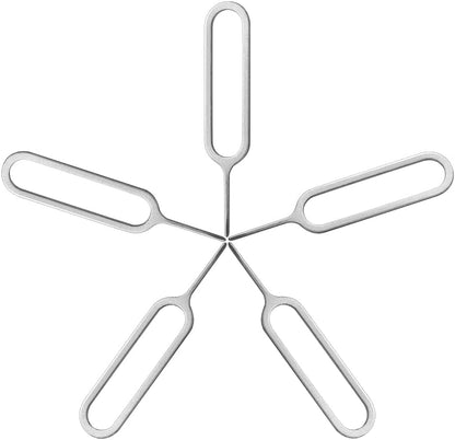 Sim Card Tray Pin Eject Removal Tool Needle Opener 5 Pack for Smartphones,Mifi, Wireless Hotspot,4G&5G Sim Card Routers.