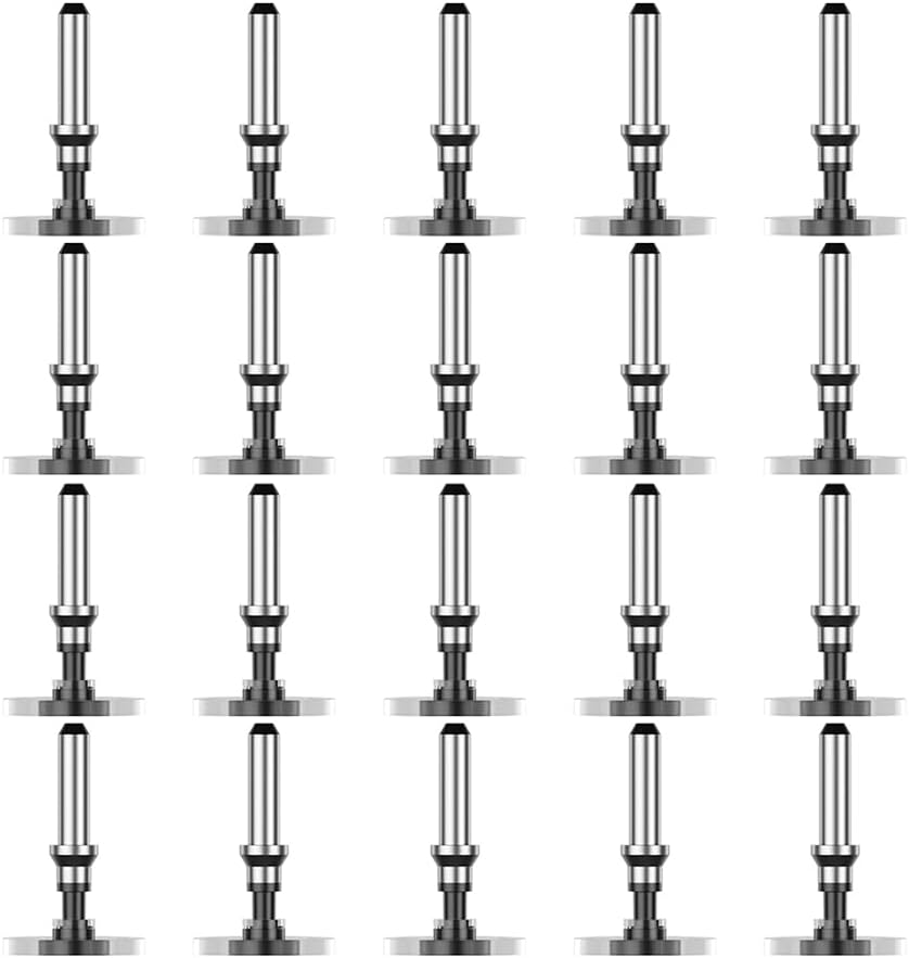 YuCool 20 Pieces Passive Stylus Pen Replacement Disc Tips, Universal Nibs Compatible with Capacitive Touch Screen