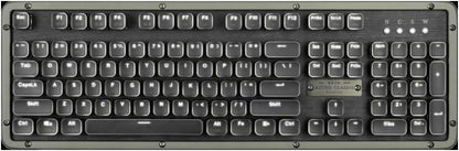 Azio RC Prestige Mechanical Keyboard, Bluetooth 5.0, Hot-Swappable Switches, PC/Mac (Ebony/Brown Switches)