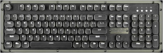 Azio RC Prestige Mechanical Keyboard, Bluetooth 5.0, Hot-Swappable Switches, PC/Mac (Ebony/Brown Switches)