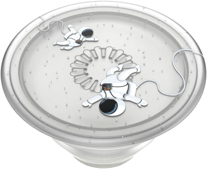 PopSockets Plant-Based Phone Grip with Expanding Kickstand, Eco-Friendly, Adhesive Grip - Translucent Space Walk