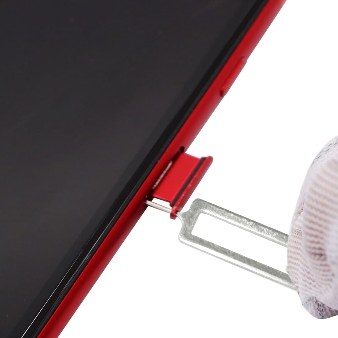 4 Pcs SIM Card Removal Openning Tool Tray Eject Pins Needle Opener Ejector Compatible with All iPhone Apple iPad HTC Samsung Galaxy Cell Phone Smartphone Watchchain Link Remover (Style D)