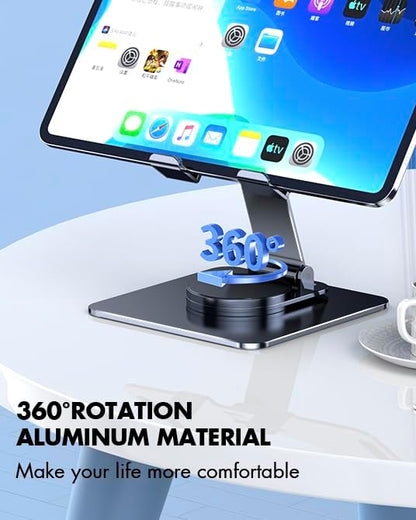 Magnetic Cooler for iPad,Tablet Cooler for ipad/Surface pro/Samsung Tab,Universal Radiator with Temperature Display for Mobile Gaming,Tiktok Live Streaming(Including Tablet Stand Holder)