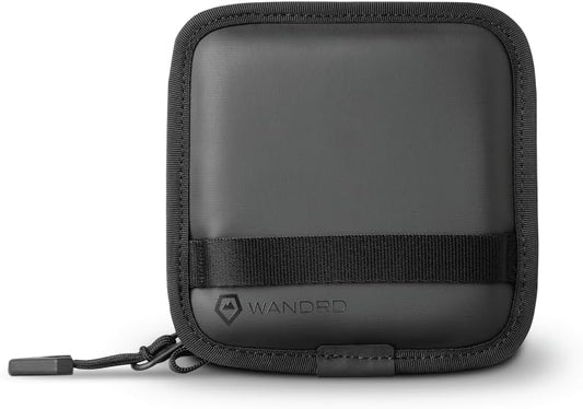 WANDRD Lens Filter Case - Store 4 Filters in Your Camera Backpack or Camera Case, Protect Photography Accessories from Scratches, Dust & Impact (Black)