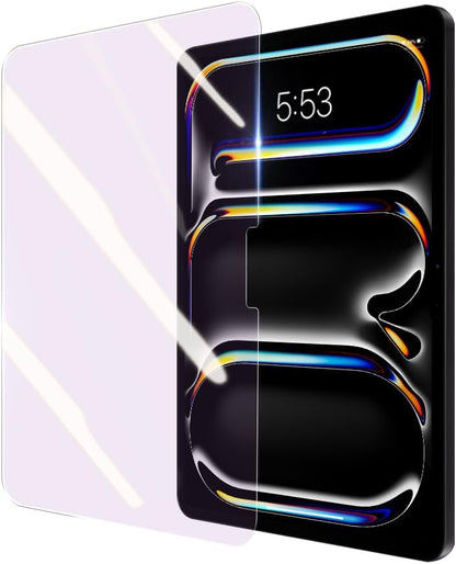 PERFECTSIGHT Anti Blue Light Screen Protector Compatible with iPad Air 13 Inch M3/M2 (7th/6th Generation, 2025/2024), Eye Protection Blue Light Filter, 1 Pack Anti Fingerprint Tempered Glass