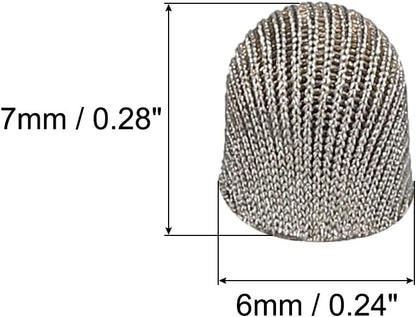 MECCANIXITY 6pcs 6mm Stylus Pen Fine Tips Conductive Fiber Capacitive Touch Screen Pens Tip Universal Replacement