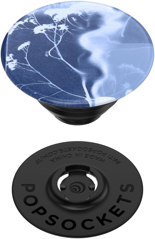 PopSockets Phone Grip with Expanding Kickstand, Adhesive Grip - Indigo Blooms