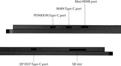 SOTSU FlipAction Pro 16" Gen2 Premium Portable Monitor | Super Compact | Pivot Rotate | 2560x1600 DCI P3 | 120Hz | 400 Nits | Full Metal CNC | Perfect Match for Mac and Windows (Universe Black)