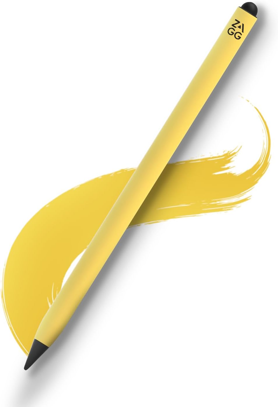 ZAGG Pro Stylus 2 with Active & Capacitive Tips, Palm Rejection, Tilt Recognition, Bluetooth Pairing, Compatible w/iPad Pro 11/12.9 (3,4, & 5 Gen)/Air 10.9/iPad 10.2/9.7/Mini 5/ iPad Air (M2) - Yellow