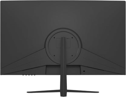 CRUA 24 Inch 200hz/180hz Curved Gaming Monitor, FHD 1080P Frameless Computer Monitors, Support AMD freesync Low Motion Blur, Eye Care, DisplayPort, HDMI, Compatible Wall Mountable Installs-Black