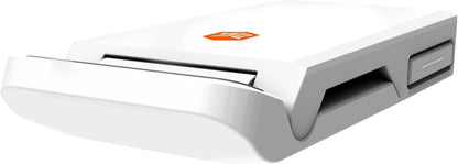 STM ChargeTree Go - 3-in-1 Portable Wireless Charging Station for iPhone, Samsung, Android (15W/7.5W), AirPods (5W), Apple Watch (3W) - Qi Certified - White.