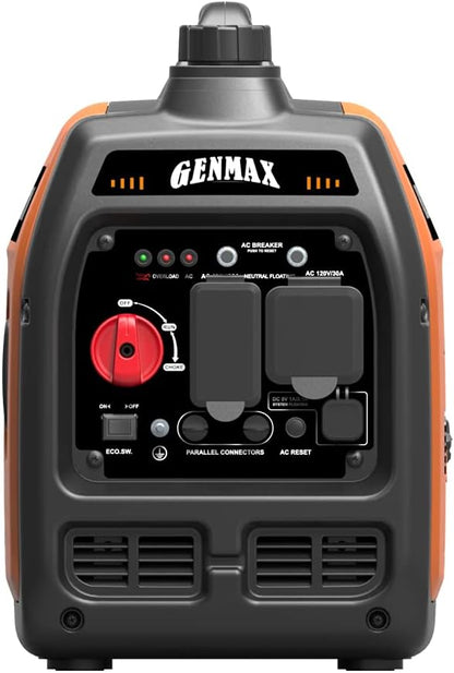 GENMAX Generator，EPA Compliant, Eco-Mode Feature, Ultra Lightweight for Backup Home Use & Camping