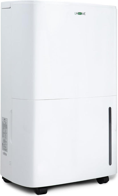 Uhome 150 Pints Dehumidifier with Pump - 7000 Sq. Ft Quiet Dehumidifier for Home, Large Basement, Storages and Large Rooms with 1.85Gallon Water Tank