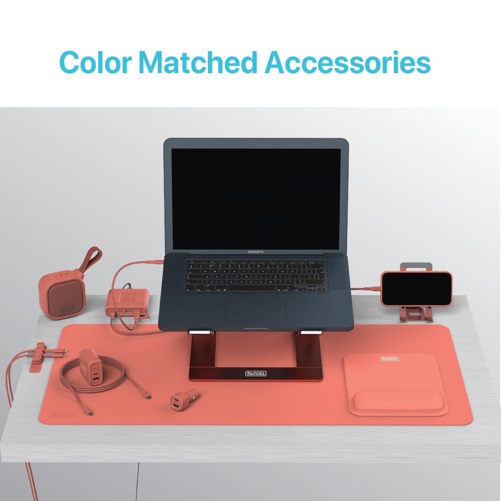 BLACK+DECKER Lightning to USB Cable - Fast Compatible iPhone Lightning Cable - Durable Braided iPhone Charger Cord - for Travel and Daily Use - Multiple Color + Length Options - 6ft