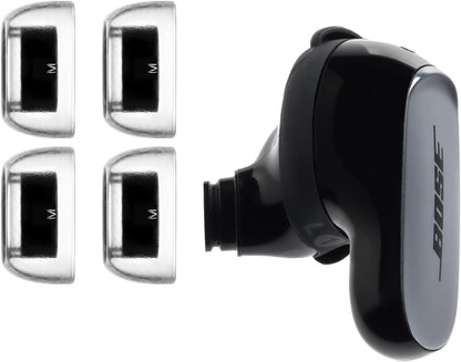 AZLA SednaEarfit Crystal for Bose Earbuds 2 Pair - Bose Earbuds Replacement Tips - Compatible with Bose Quietcomfort Ultra Earbuds, Bose QC Earbuds II (M)