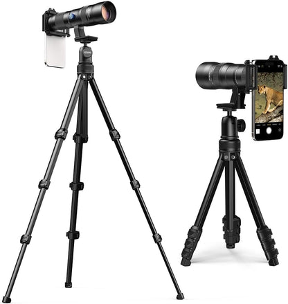 MIAO LAB 20-60X Zoom Telephoto Lens, High Power Telephoto Mobile Cell Phone Lens with Tripod & Universal Phone Clip, for iPhone 16/15/14/13 Series, Samsung, Android Phone and Most Smartphone