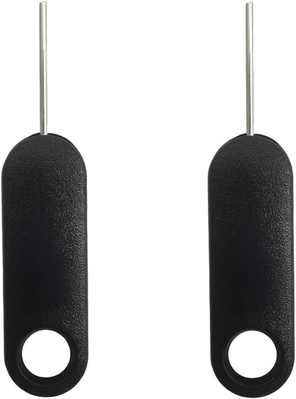 2 Pack SIM Card Pins with Keychain Hole - Universal Sim Card Tray Removal Tool for iPhone,iPad & Samsung Smartphones