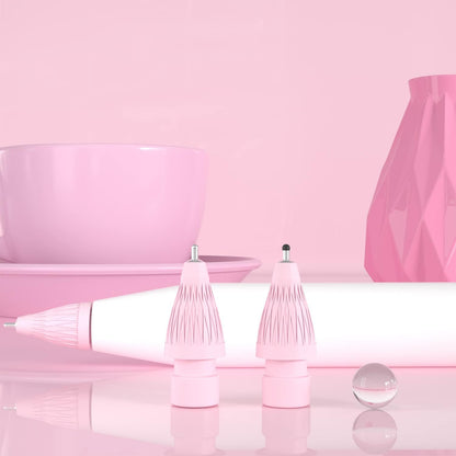 Upgraded Pencil Tips fits for Apple 2nd 1st Gen USB-C iPad Pro Pencil,No Wear Out Fine Point Apple Pen Tip &Noiseless Friction Nib Covers Set, Make iPencil 1 / Pencil 2 Work Like a Charm,Pink