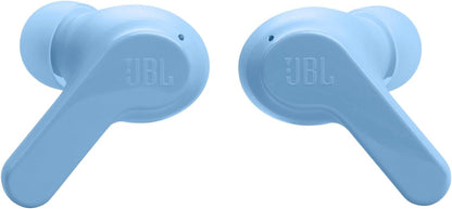 JBL Vibe Beam - True Wireless JBL Deep Bass Sound Earbuds, Bluetooth 5.2, Water & Dust Resistant, Hands-free call with VoiceAware, Up to 32 hours of battery life (Blue)