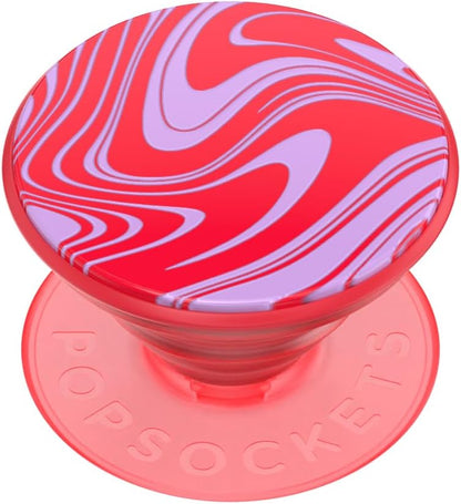 PopSockets Phone Grip with Expanding Kickstand, Adhesive Grip - Kiss Me Pink