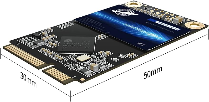 SSD mSATA 256GB Dogfish Internal Solid State Drive High Performance Hard Drive for Desktop Laptop SATA III 6Gb/s (256GB MSATA)