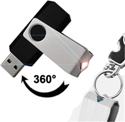 KEXIN 16GB USB Drive Bulk 50 Pack Flash Drive 16 GB Thumb Drive Bulk Flash Drive 50 Pack Swivel USB 2.0 (16GB, 50PCS, Black)