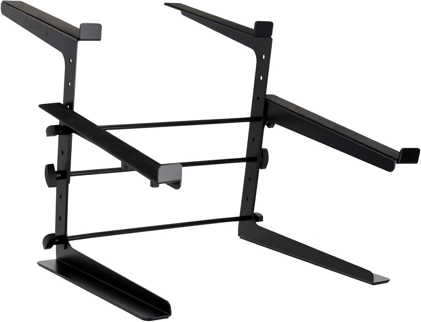 Rockville Rock2d2 Adjustable Dual Shelf DJ Controller Midi Keyboard Laptop Stand