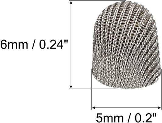 MECCANIXITY 12pcs 5mm Stylus Pen Fine Tips Conductive Fiber Capacitive Touch Screen Pens Tip Universal Replacement