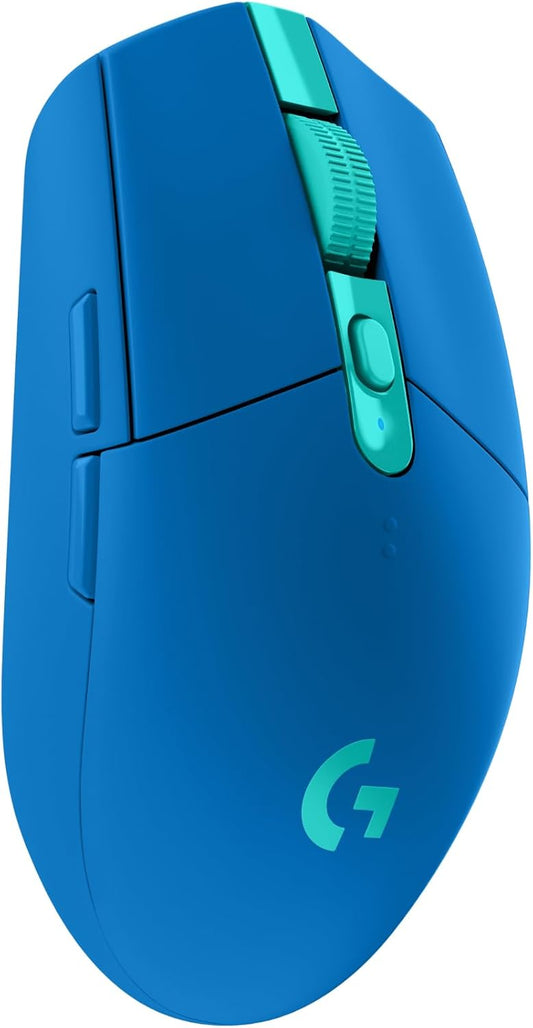Logitech G305 LIGHTSPEED Wireless Gaming Optical Mouse, Hero 12K Sensor, 12,000 DPI, Lightweight, 6 Programmable Buttons, 250h Battery Life, On-Board Memory, PC/Mac - Blue