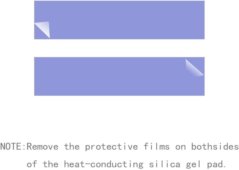 Laptop NVMe M.2 Heatsink with Nano Thermal Pads，Heat Sink Copper for 2280 M2 SSD Laptop (2pcs)