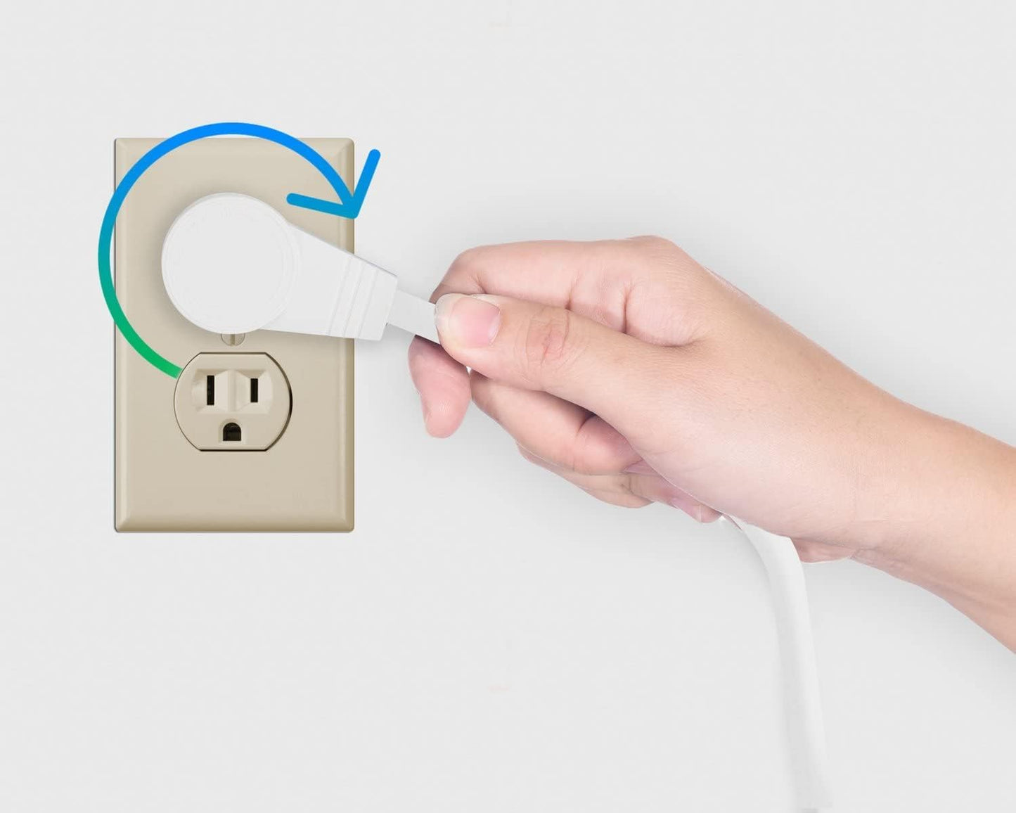 Maximm Monitor Computer Power Cord 6 Ft Flat Plug 360° Rotating PC Cable 3 Prong for, Desktop, Printer, Scanner, 16 AWG NEMA 5-15P to IEC13 - UL Certified