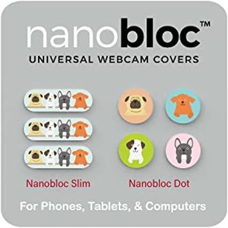 Laptop Camera Cover - 7 Pieces, Dog - Camera Privacy Cover & Webcam Block for Laptop & Tablet - Dog Webcam Blocker - Computer Accessories
