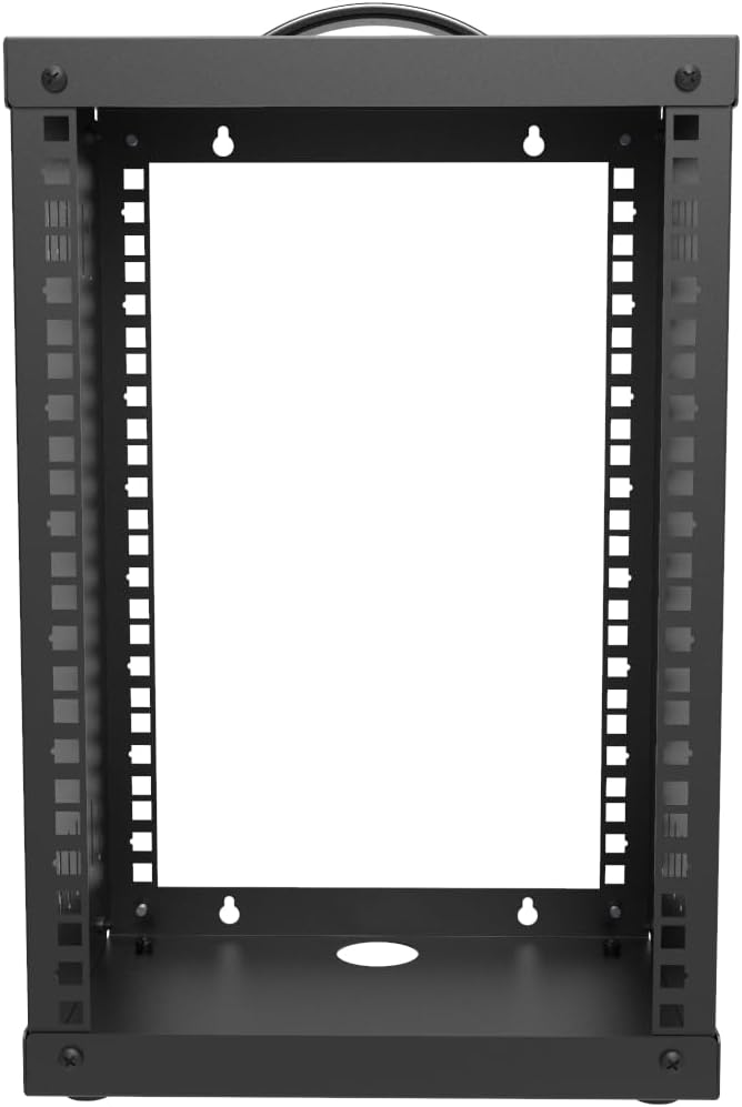 8U Small Network Cabinet-10 inch Server Rack for 10" Server, Network, Audio, and Video Equipments at Home or Office (8U)