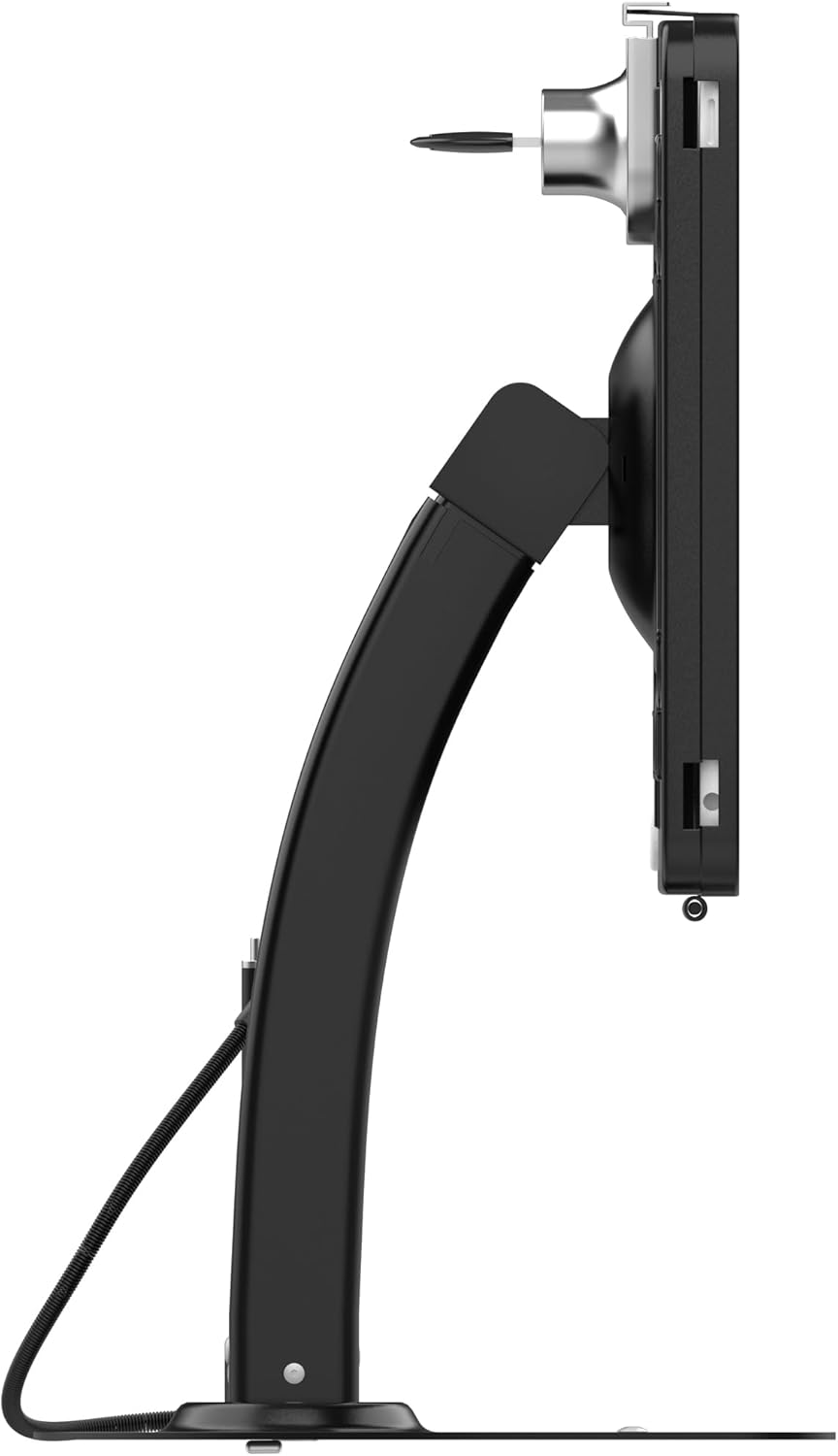 Dual Kiosk Stand – CTA Dual Security Kiosk Stand with Locking Case, Cable, and 360-Degree Rotating Base – Compatible with iPad 7th/ 8th/ 9th Gen 10.2-inch, iPad Air 4, (PAD-ASKB10) – Black