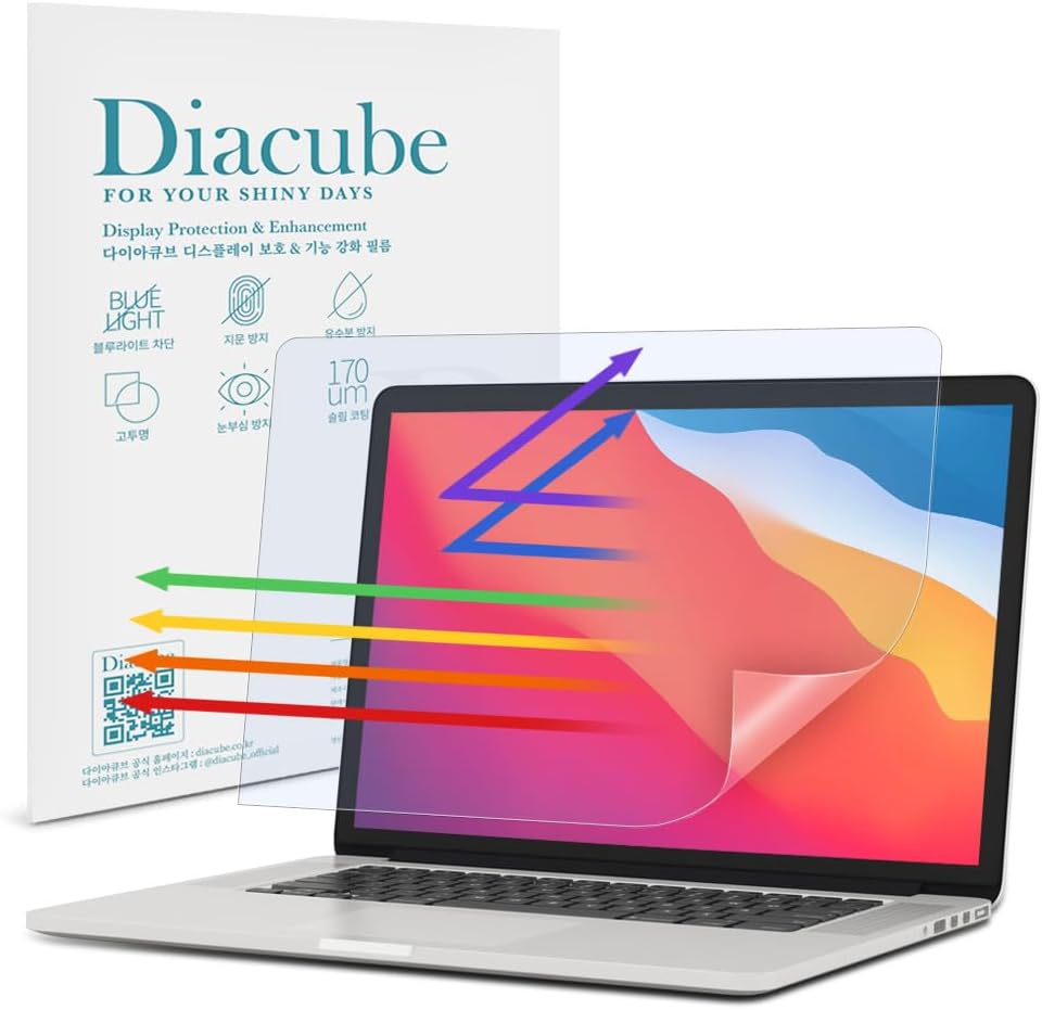 Anti Blue Light Matte Screen Protector for MacBook Air 13.3" (2018-2021 M1 | Anti-Glare | Reducing Eye Fatigue with Blue Light Blocking Filter