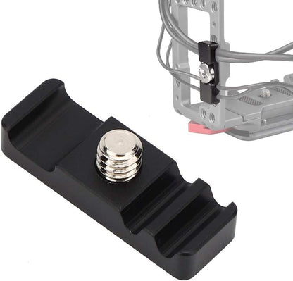 Camera Cage Cable Clamp - Portable Cage Fitting Wire Clip - Accessories Fixed Clip - 1/4 Inch Universal Lightweight Mounting
