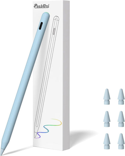 Pencil 2nd Generation for iPad 2018-2024 with Magnetic Wireless Charging Compatible with Apple iPad Pro 13”(M4)/12.9”/11”,iPad Air 6(M2)/5/4/3,iPad mini 7(A17 Pro)/6/5,iPad10/9/8/7/6 Blue
